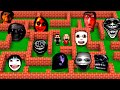100 nextbot chased me in maze minecraft trollface obunga smiler rush doors  gameplay  coffin meme