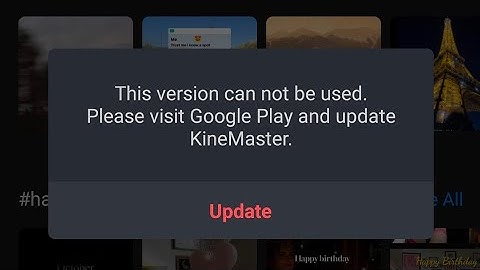 Kine Master Mod Apk Update Problem Fix| This Version Can Not Be Used Please Visit Google play and