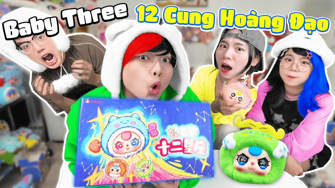 Kairon Simmy Và Phong Cận Sammy ĐẬP HỘP BABY THREE 12 CUNG HOÀNG ĐẠO cực xui toàn mắt lé...