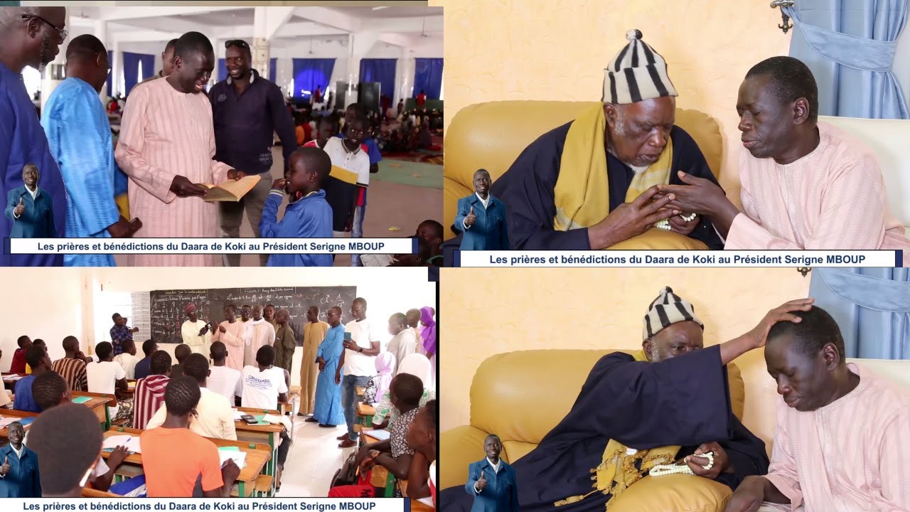 Les prières et bénédictions du Daara de Koki au candidat Serigne MBOUP