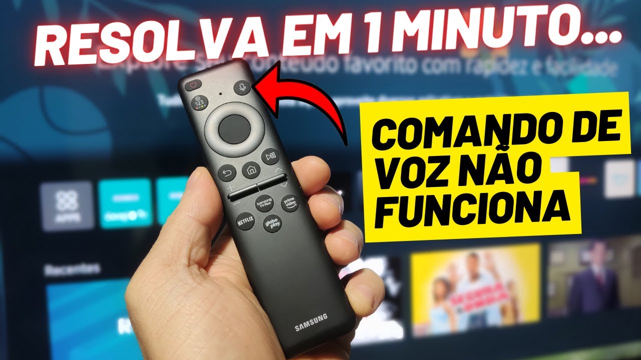 como resolver comando de voz controle smart tv samsung não funciona ...