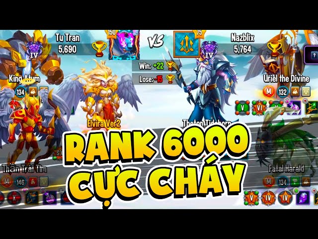 Monster Legends: PVP Rank 5500 Lên 6000 - Học Được Nhiều Thứ Ở Rank Cao class=