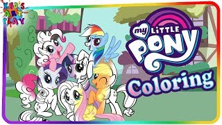 MY LITTLE PONY Coloring Book - ALL PONIES COLORING - kids coloring - for kids games screenshot 5