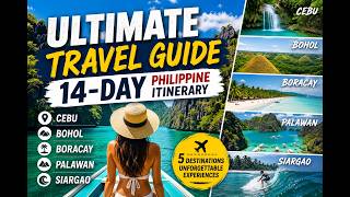 ULTIMATE TRAVEL GUIDE: 14-Day Philippine Itinerary (Cebu, Bohol, Boracay, Palawan, Siargao)