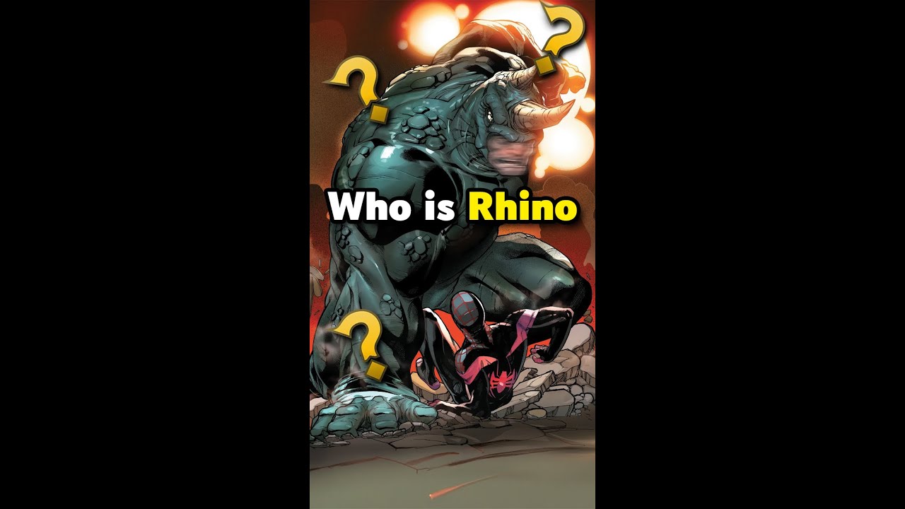 Who is The Rhino?? #shorts #marvel #kraven