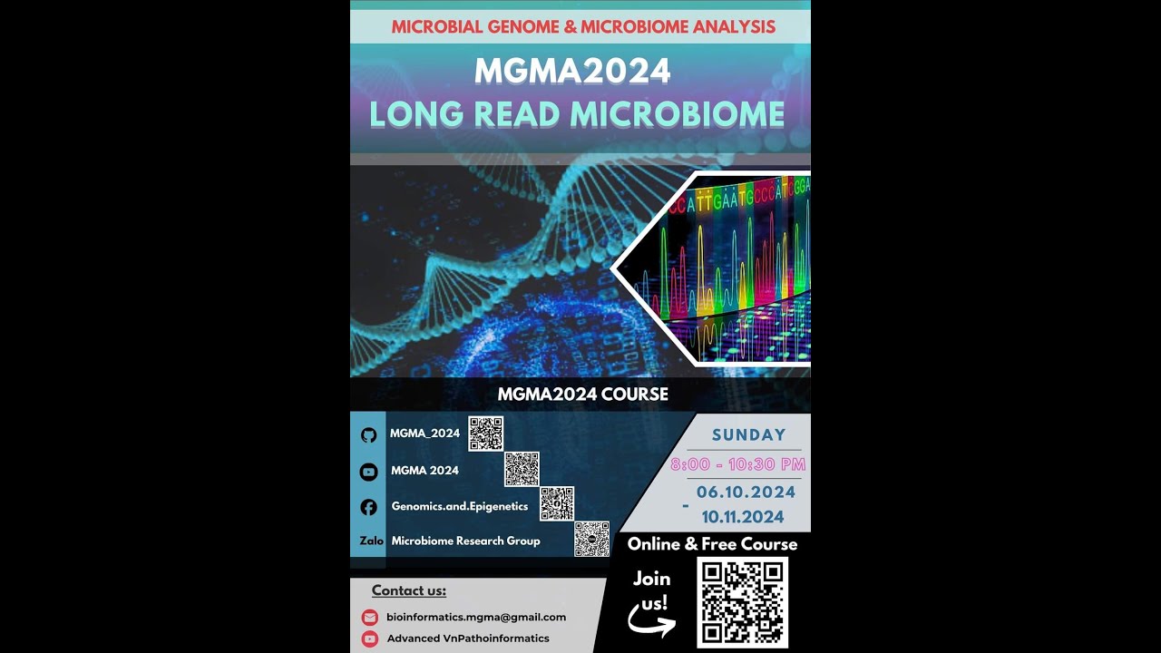 MGMA 2024 - Long Read Microbiome 20/10/2024 - YouTube