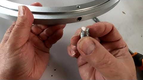 Episode 4 R2D2 Granite Earth Lazy Susan: polishing and replacing steel bearings