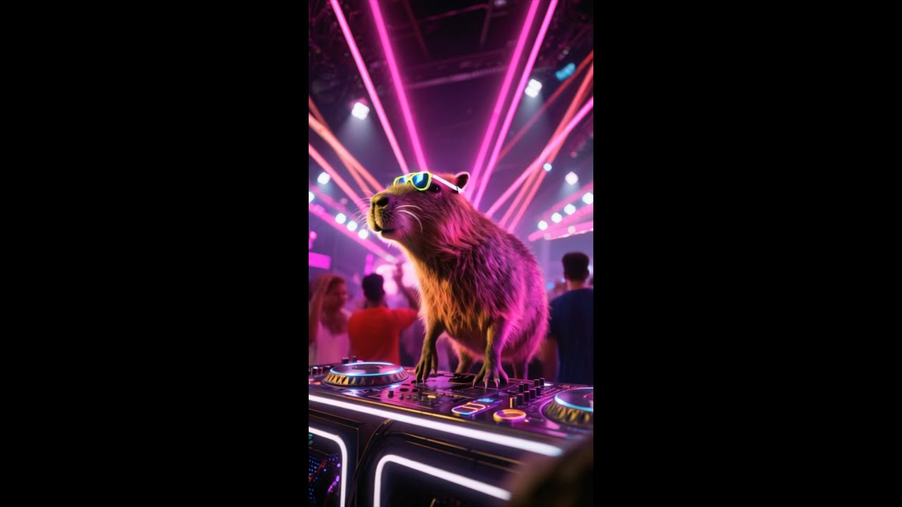 The Capybara Song🎶🎶- EDM Remix (Cover)