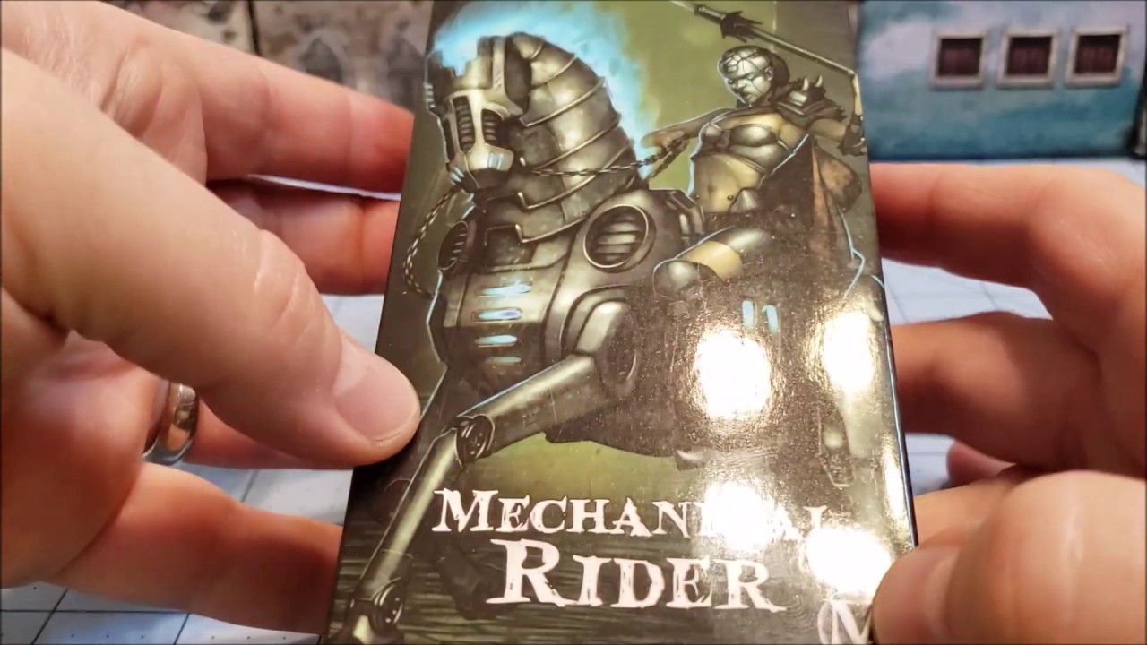 Wyrd Miniatures: Malifaux Arcanists Mechanical Rider unboxed and built!