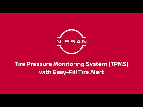 2027 Nissan Frontier - Tire Pressure Monitoring System (TPMS) with Easy-Fill Tire Alert