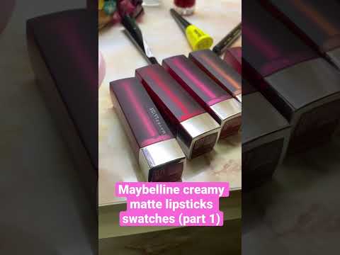 Video: Maybelline ColorShow leppestift - Burgundy Blend