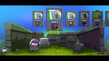 Plant vs. Zombies: Gameplay walkthrough part 1 (LEVEL 1.1 - 1.4 COMPLETED