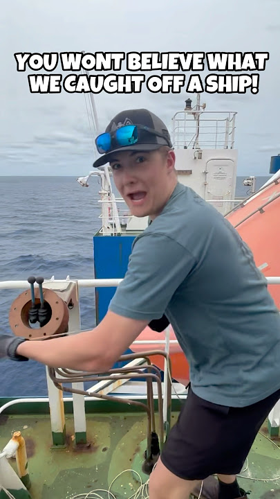 Crazy Catch Fishing From A Ship In The Atlantic!!! #handlinefishing  #merchantmariner #crazy