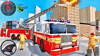 🔥 Fire Truck Rescue Simulator 2025 | City Firefighting Challenge | Android Gameplay screenshot 5