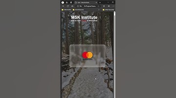 MasterCard | HTML , CSS | #shorts #mskwebproject-25 #mskinstitute
