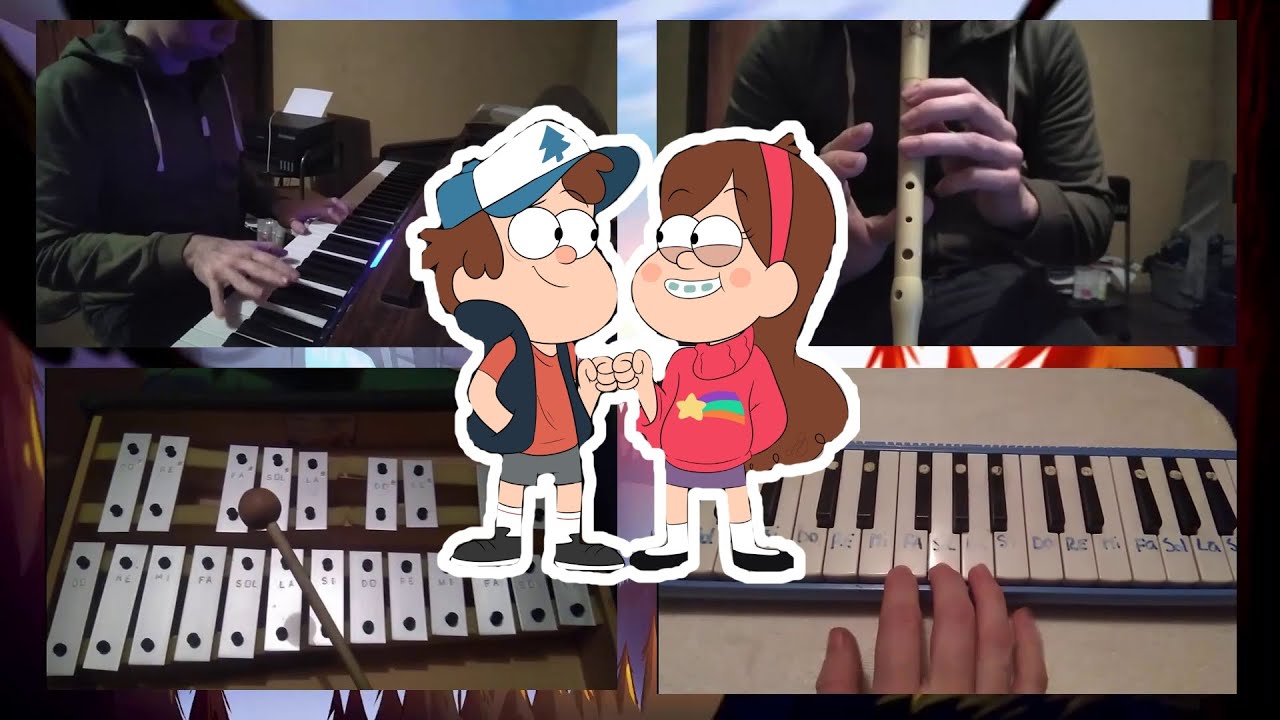 Gravity Falls (Tema de apertura) Flauta, metalófono, melódica YouTube