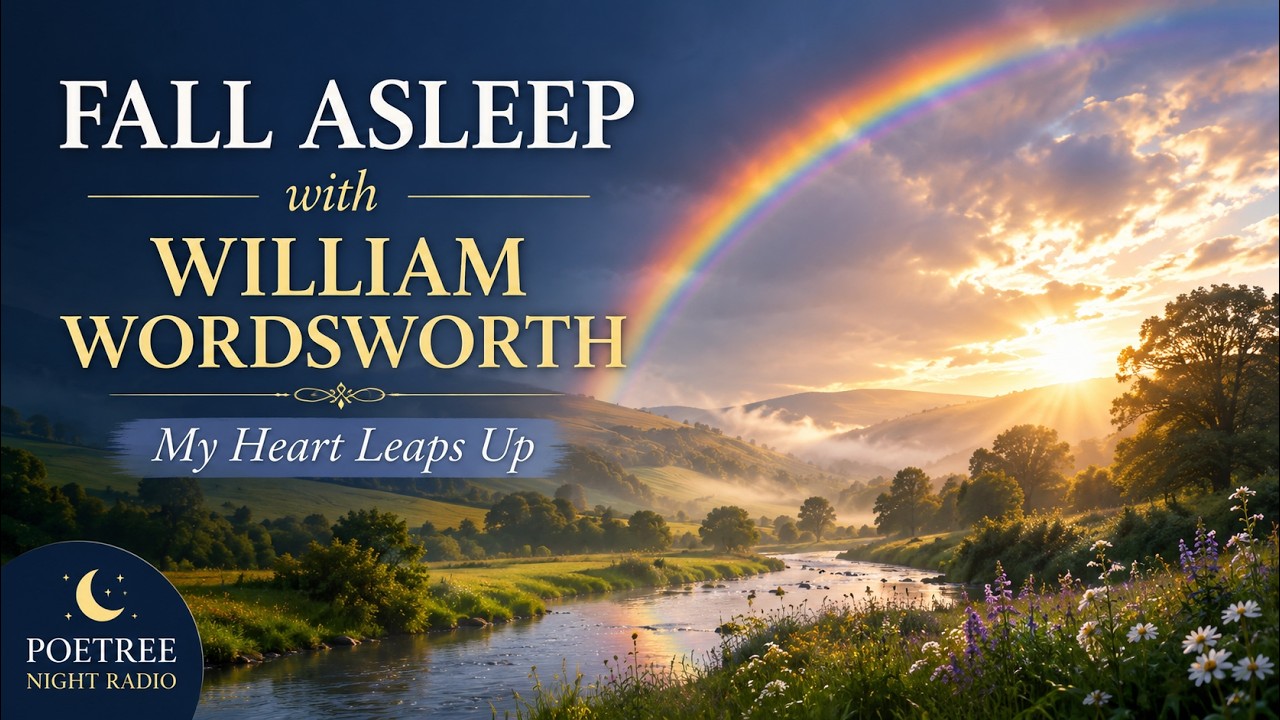 🌙 Drift Into Peace with William Wordsworth | My Heart Leaps Up | Bedtime Poetry