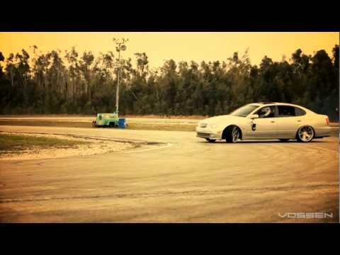 Lexus GS Twin Turbo Drifting on 20" Vossen VVS-CV3 Concave Wheels / Rims