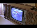 Old 1969 rca new vista color tv  turned on after 10 years