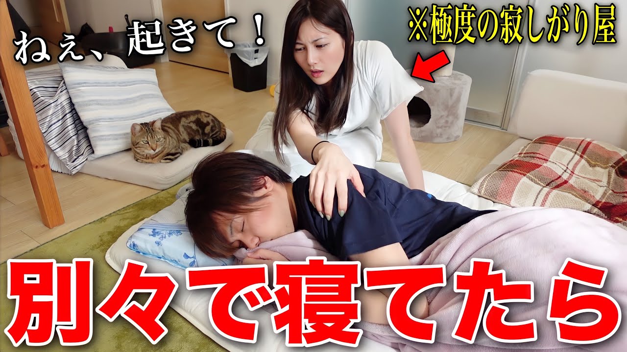 朝起きて一緒に寝ていたはずの旦那がいなかったときの嫁の反応は...