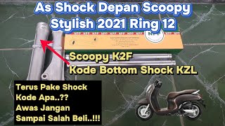 Awas Jangan Sampai Salah Beli..!!! - Kode As Shock Depan Scoopy Terbaru Ring 12