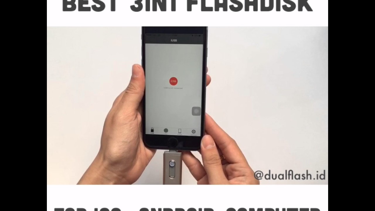 Kismo Flashdisk 3in1 for iOS Android and Computer by Dualflash.id