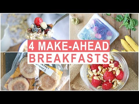 4 Healthy Make-Ahead Breakfast Recipes | Healthy Breakfast Ideas