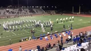 Burbank High School - Band and Color Guard - Halftime - 8-26-16