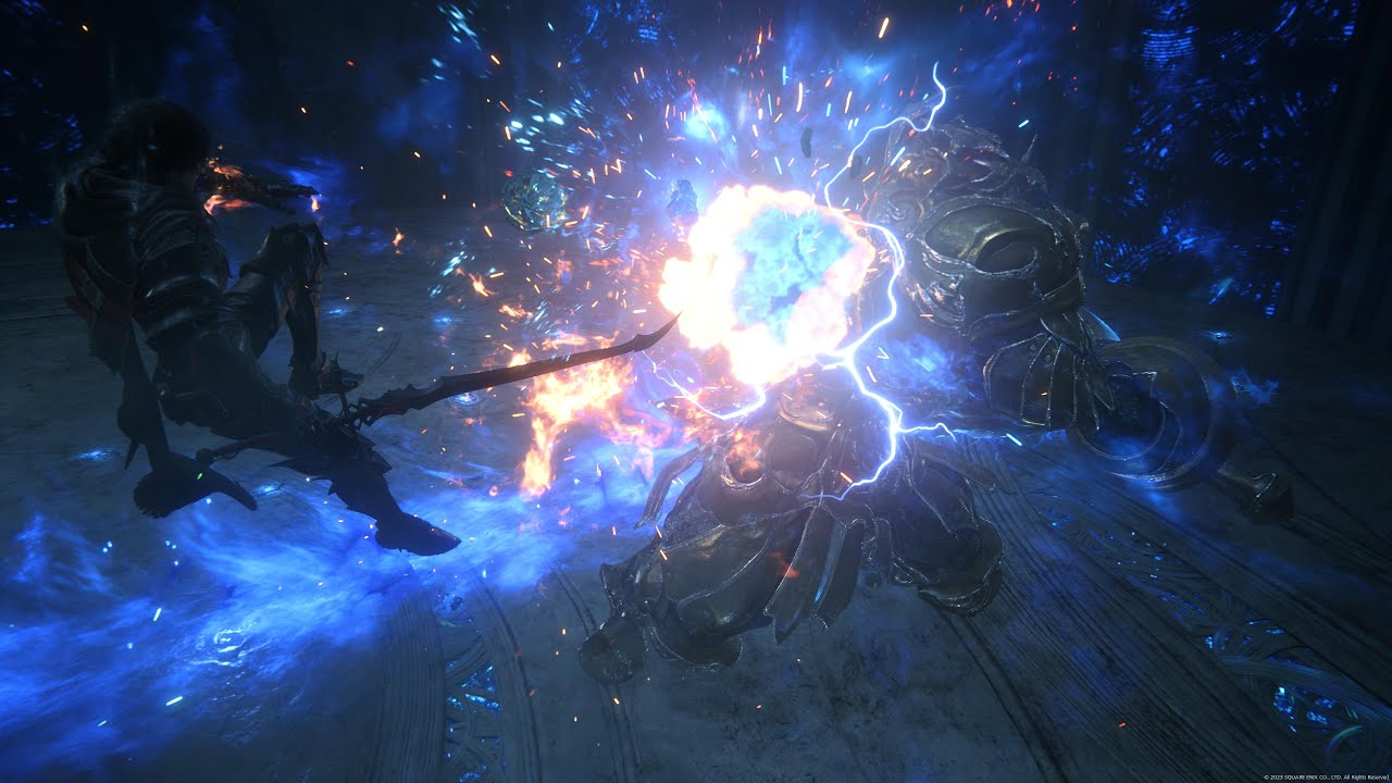 Final Fantasy XVI - Control Node & Aurum Giant Boss Fight - FF Mode [No Damage]