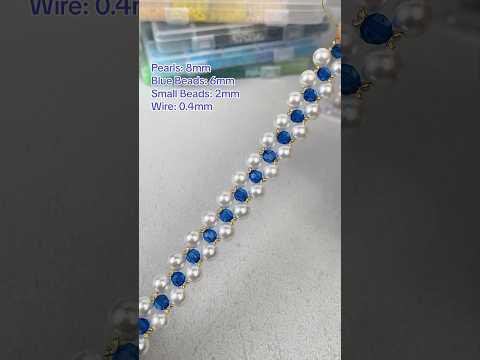 DIY Pearl Beaded Bracelet For Beginners Step By Step Nihaojewelry Making Tutorial 