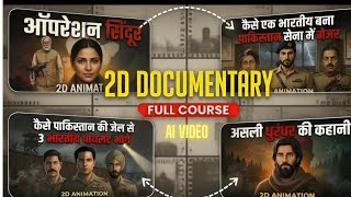 Create Viral AI Documentary Videos Like ANIDOC (100% FREE Tools) AI video 2d