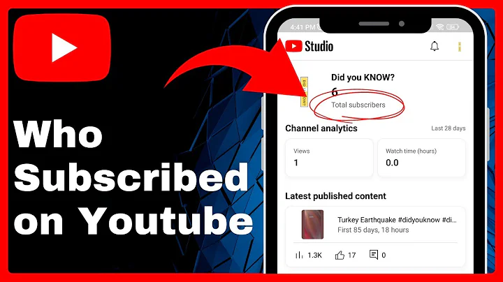 How To See Who Subscribed To You On Youtube! 👀