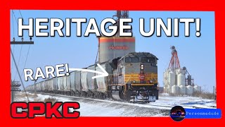 Heritage Unit! | CPKC E54 with 7010 Leading