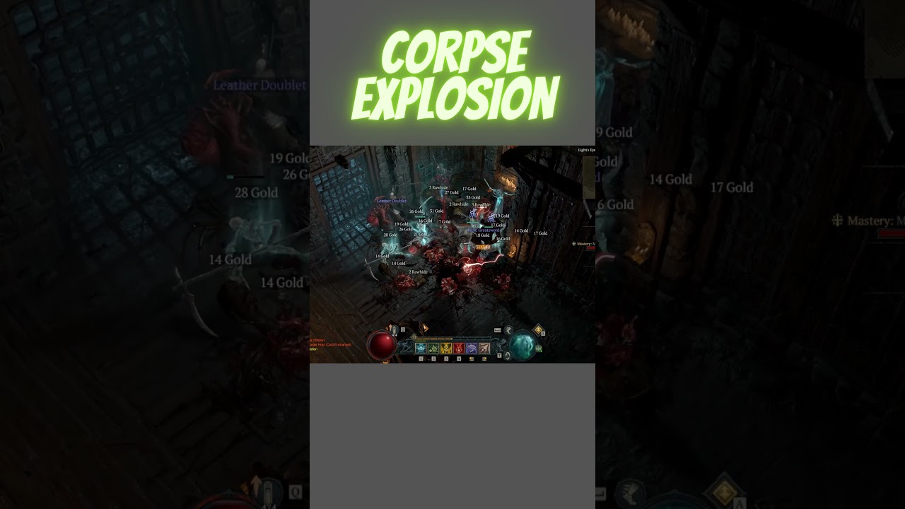 Diablo 4 Necromancer Corpse Explosion Gets Out Of Hand
