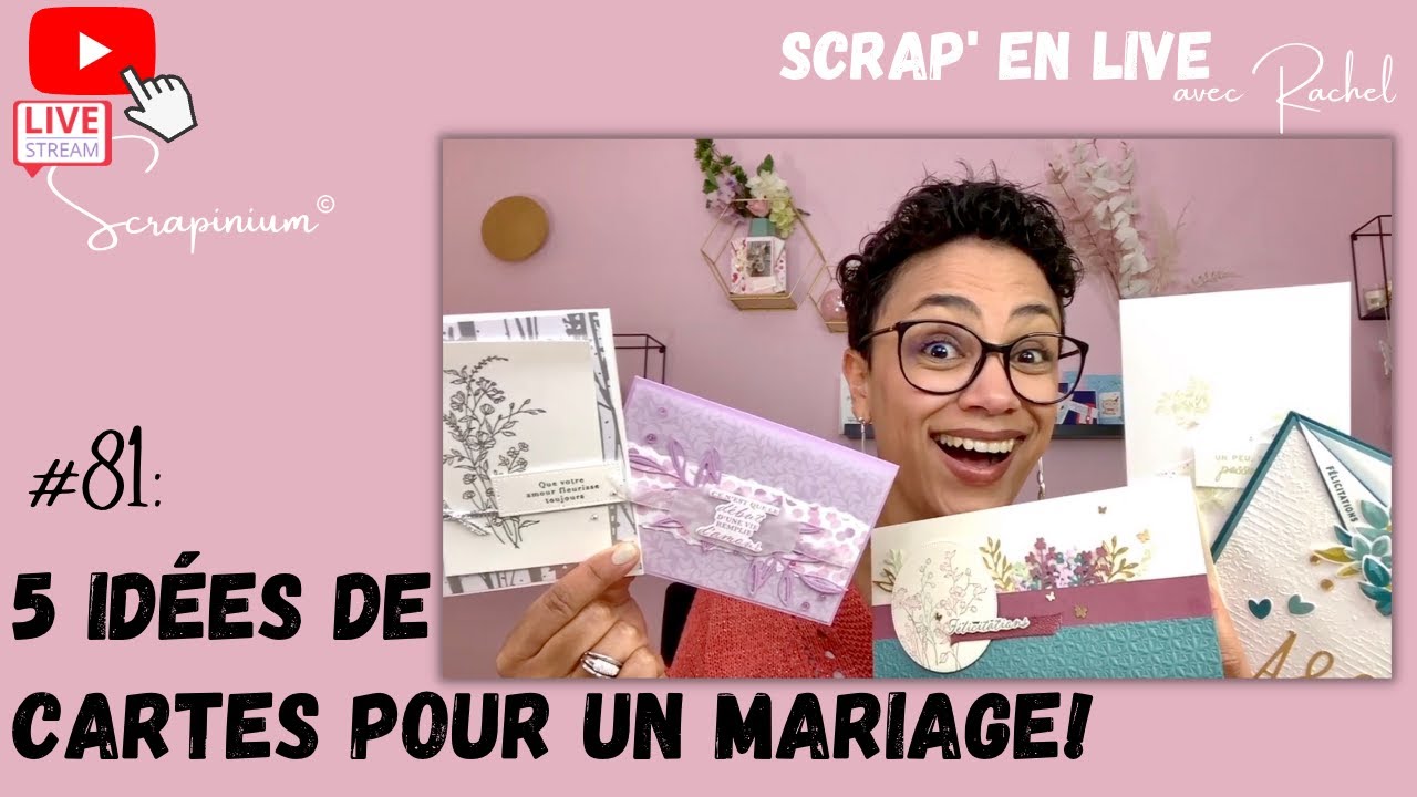 5 idées de cartes scrap Stampin' Up pour un mariage sans matériel spécifique - Scrap’ en live n°81