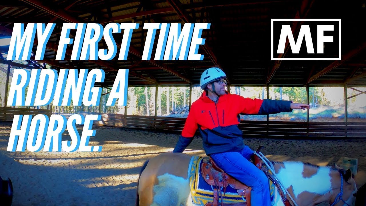 My First Time Riding a Horse - YouTube
