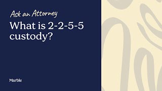 What is 2-2-5-5 Custody? | Parenting Schedule Explained | Ask an Attorney