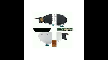 TM034XVZP01 3.4 Inch 800x800 LCD Display Panel With HDMI To MIPI Driver Board.#lcdpanel #lcd