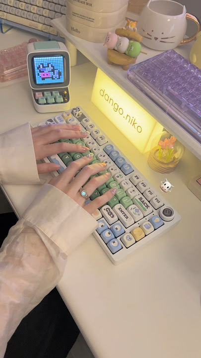 5 creamy keyboards, specs on my IG ✨ #keyboard #asmr #typing #mechanicalkeyboard #shorts