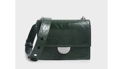 REVIEW TÚI CHARLES AND KEITH BÌ THƯ DẠNG HỘP KHOÁ BÁN NGUYỆT