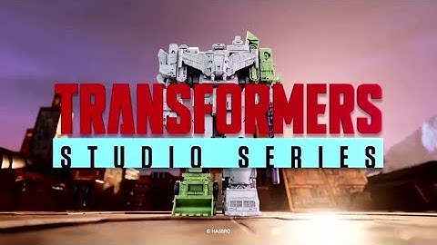 Transformers Studio Series Constructicons 86 Scrapper and 86 Bonecrusher Animated Promo