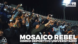 Himno Deportivo Universitario + Mosaico de luces (Rebel, Diciembre 2021)