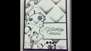 Faux Tile stamping technique