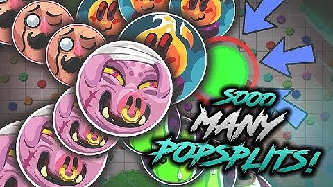 AGAR.IO EPIC FREE TO USE CLIPS! AWESOME SAME SIZE POPSPLITS AND MORE!!!!