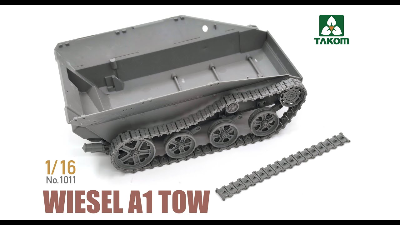 TAKOM 1/16 WiESEL A1 TOW (PART.2) 三花德国鼬鼠战车，履带制作