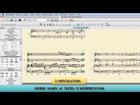 Notation musicale - MuseScore - Capsule 6 - Symboles et textes d'interprétation