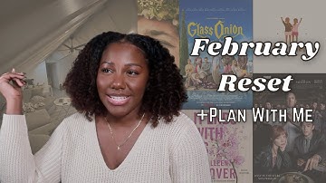 February Monthly Reset | HOW TO RESET FOR A NEW MONTH | goal setting, goal reflecting, favorites