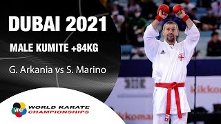 GOLD MEDAL. G. Arkania vs S. Marino - 2021 World Championships | WORLD KARATE FEDERATION