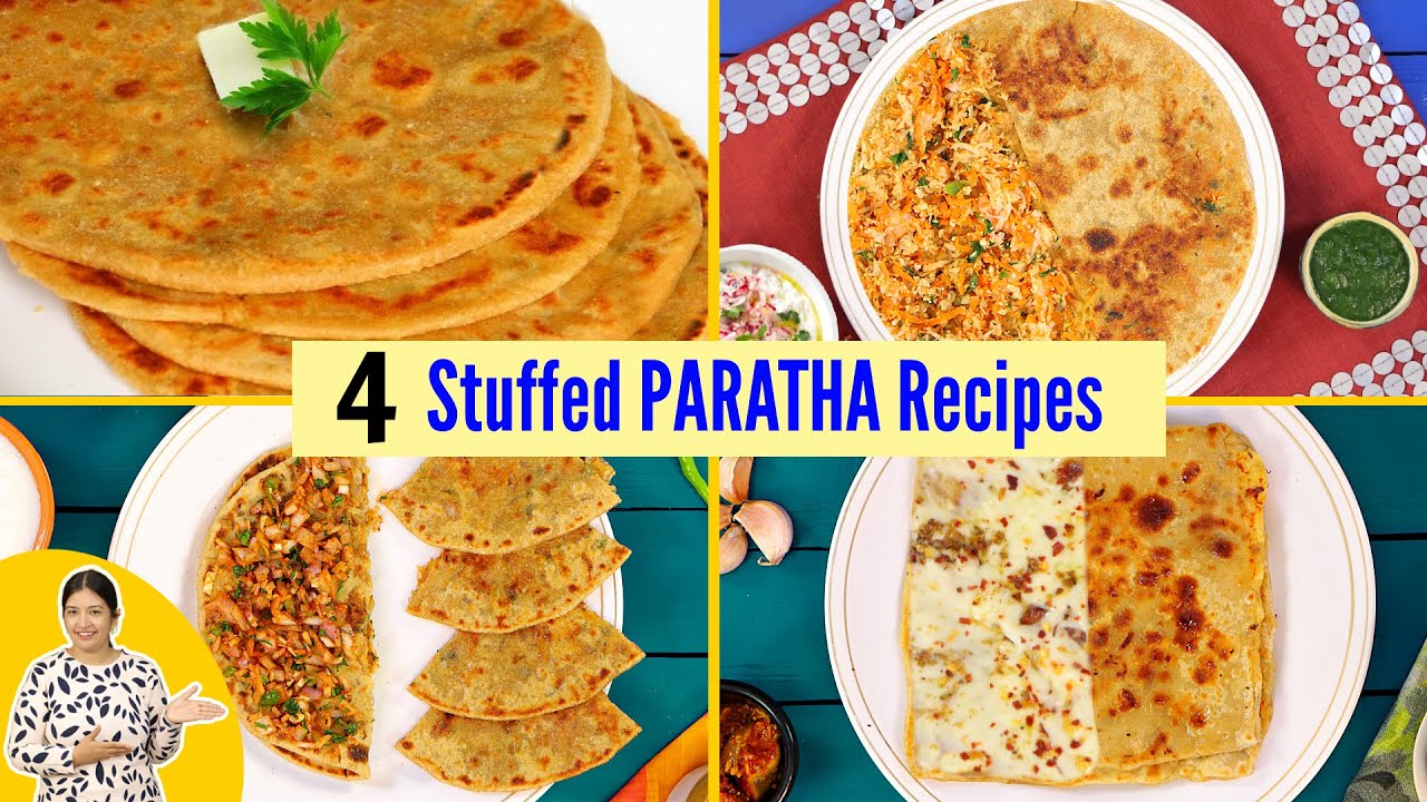 Stuffed Paratha Recipe | Winter Special Quick and Easy l CookWithNisha ...