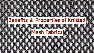 Heavy-Duty Knit Mesh Fabric: Nylon & Polyester | Jason Mills